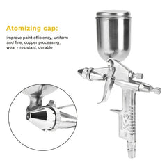 Air Spray Paint Gun 0.5mm Nozzle Size 125ml Pneumatic Spray Gun