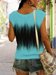 Casual Sleeveless Tank Top V Neck Summer Wear