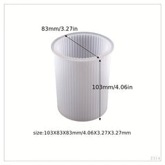 Cylinder Candle Silicone Mold for Epoxy Resin