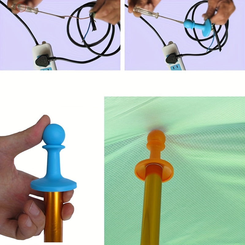 Canopy Pole Lightning Protection Cap Outdoor Camping Tent Support