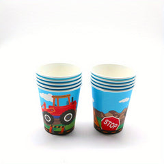 Engineering Truck Party Decoration Set