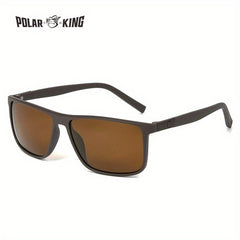 Vintage Square Frame Polarized Sunglasses Anti Glare UV400