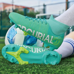 Men's Non Slip Soccer Shoes Outdoor Football Shoes Lightweight Breathable Cleats