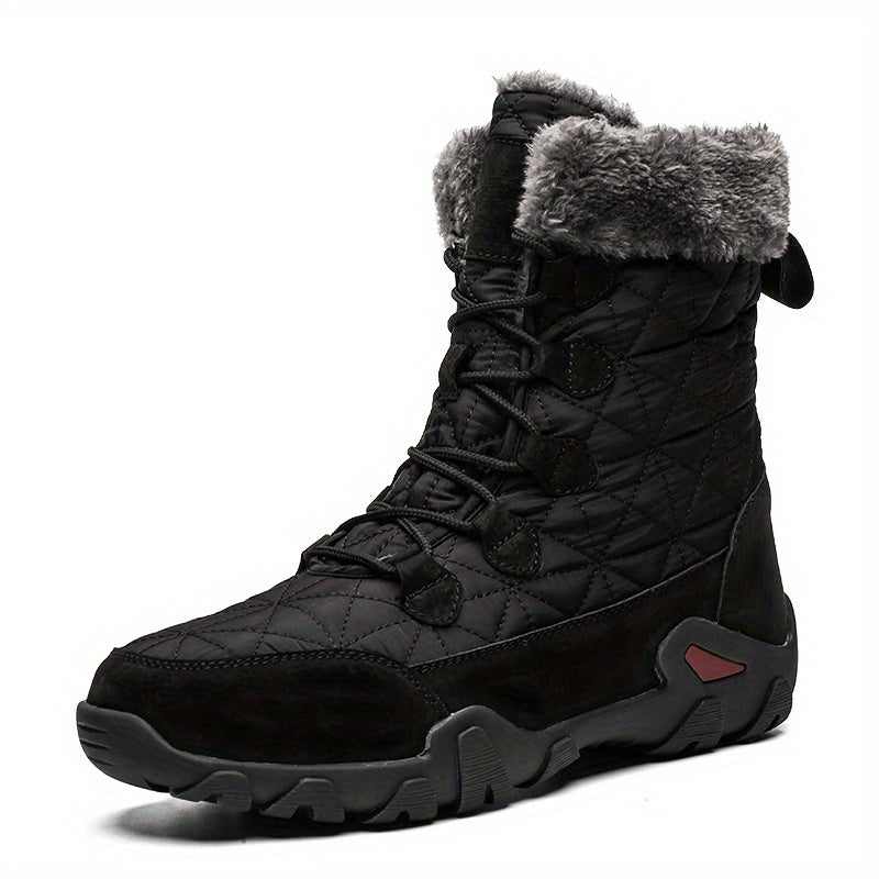 Men's Snow Boots Warm Winter Outdoor Waterproof Non Slip Ankle Boots