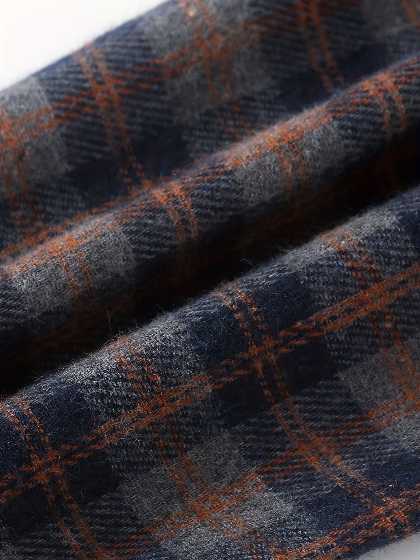 Boys Flannel Plaid Plush Pants Elastic Waist Kids Clothes