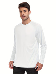Men's Sun Shirt UV SPF UPF 50 Sun Protective Sweatshirt Fishing