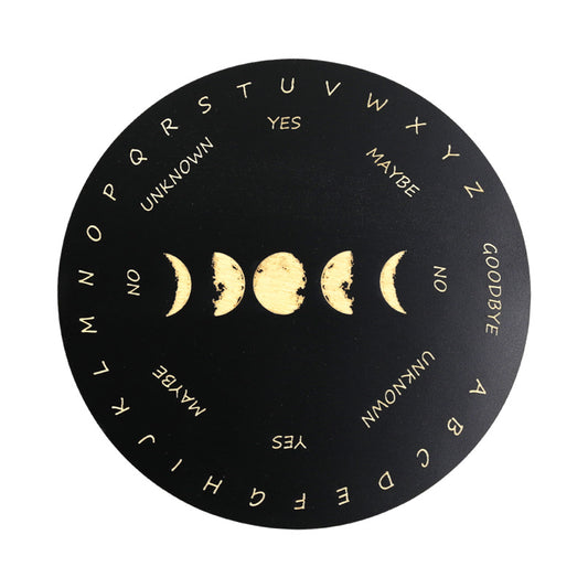 Wooden Solar System Divination Pendant Plate Probing Witchcraft Altar Supplies