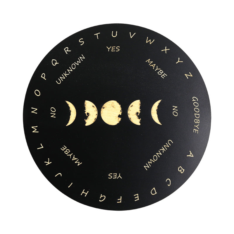 Wooden Solar System Divination Pendant Plate Probing Witchcraft Altar Supplies