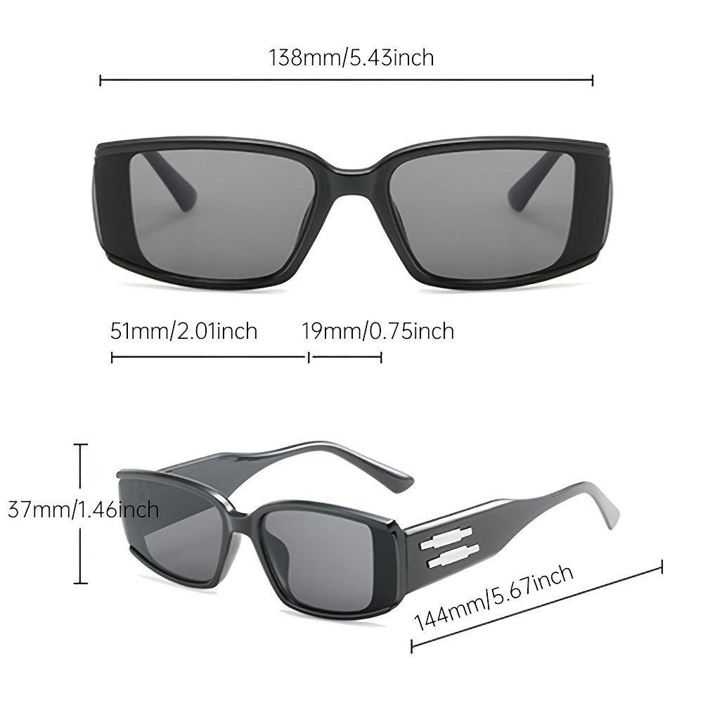 Men's Casual UV Protection Square Frame Sunglasses