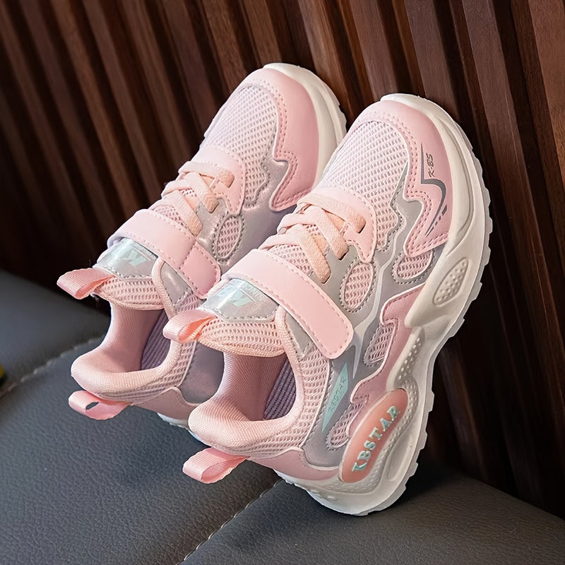 Girls Casual Low Top Mesh Sneakers Breathable Anti Slip Outdoor Shoes