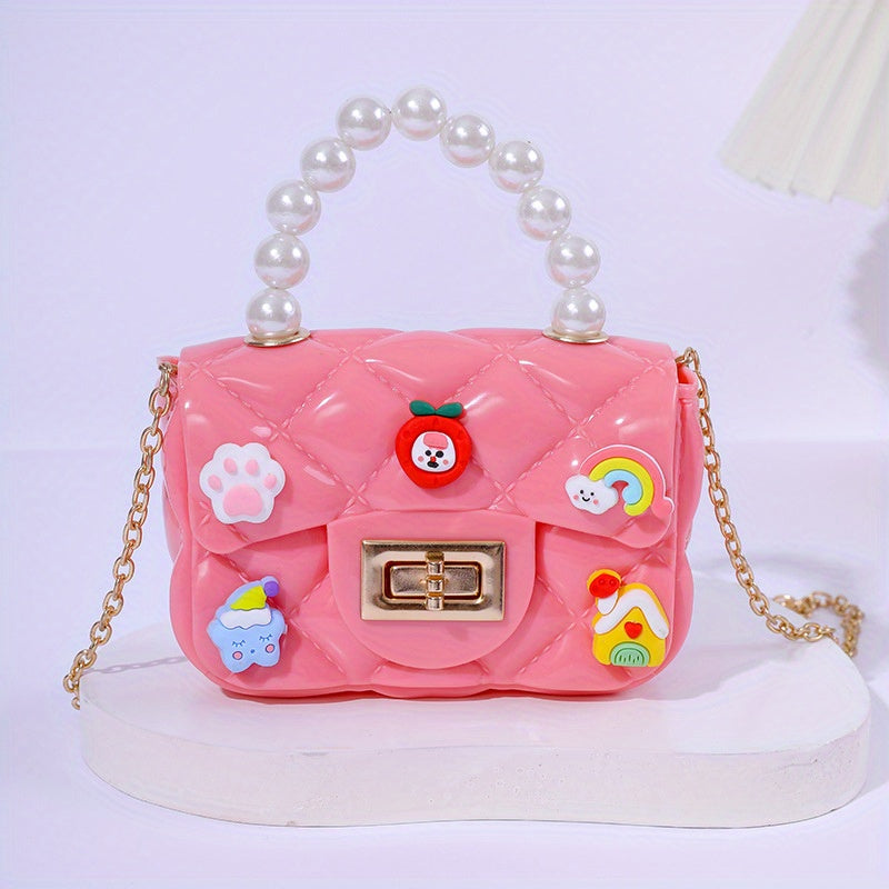 Cartoon PVC Handbag Coin Purse Crossbody Bag Messenger Bag