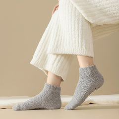 4 Pairs Cozy Fuzzy Socks for Women