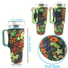 40oz Insulated Cup Sleeve - Keep Drinks Hot/Cold, Non-Slip Protection