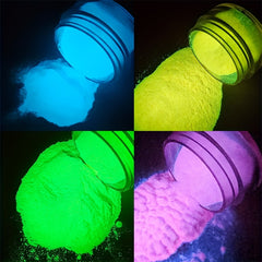 3-Color Set Glow-In-The-Dark Glitter Epoxy Resin Pigment 5g