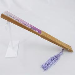 Chinese Flower Pattern Bamboo Folding Fan