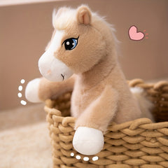 Big Eyed Horse Plush Doll Stuffed Animal Toy Kids' Birthday Gift