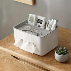 Desktop Storage Box for Tissue Paper Remote Control Sundries