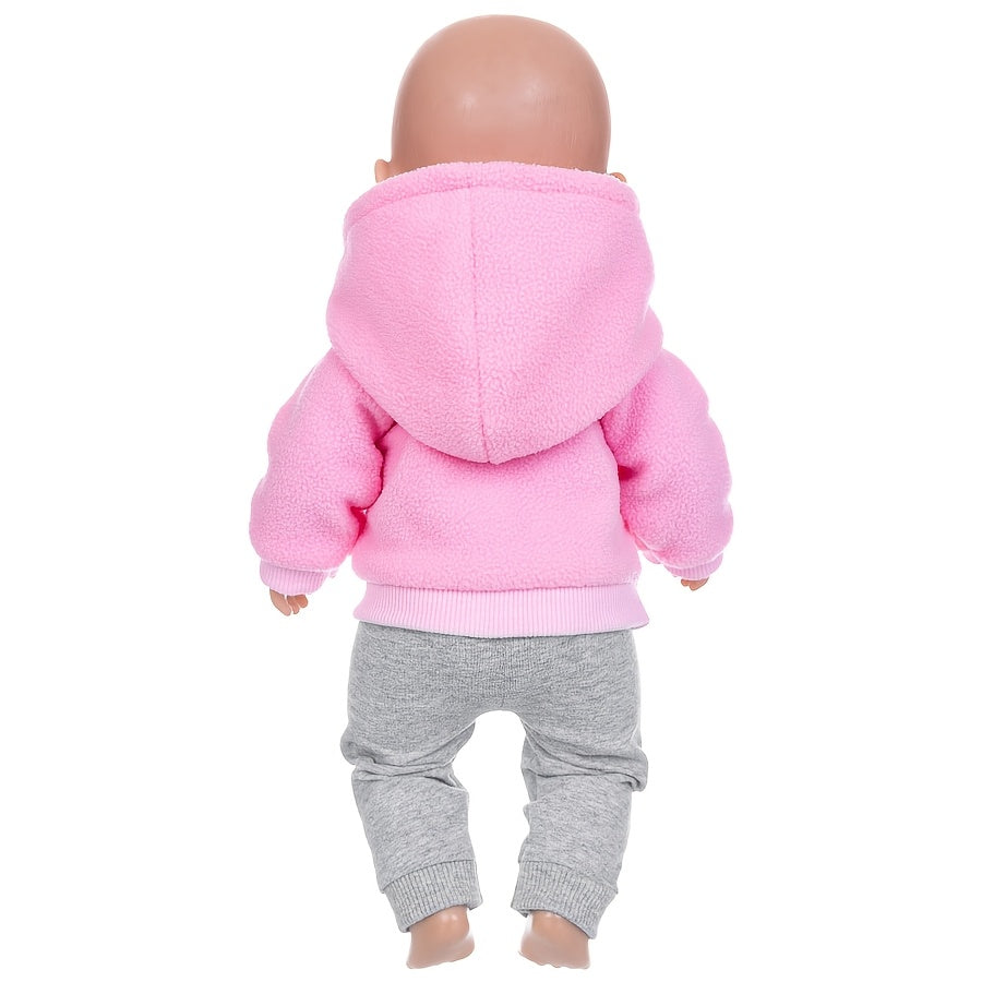 Colorful Pony Doll Clothes for 17-Inch Dolls - Hoodie Pants