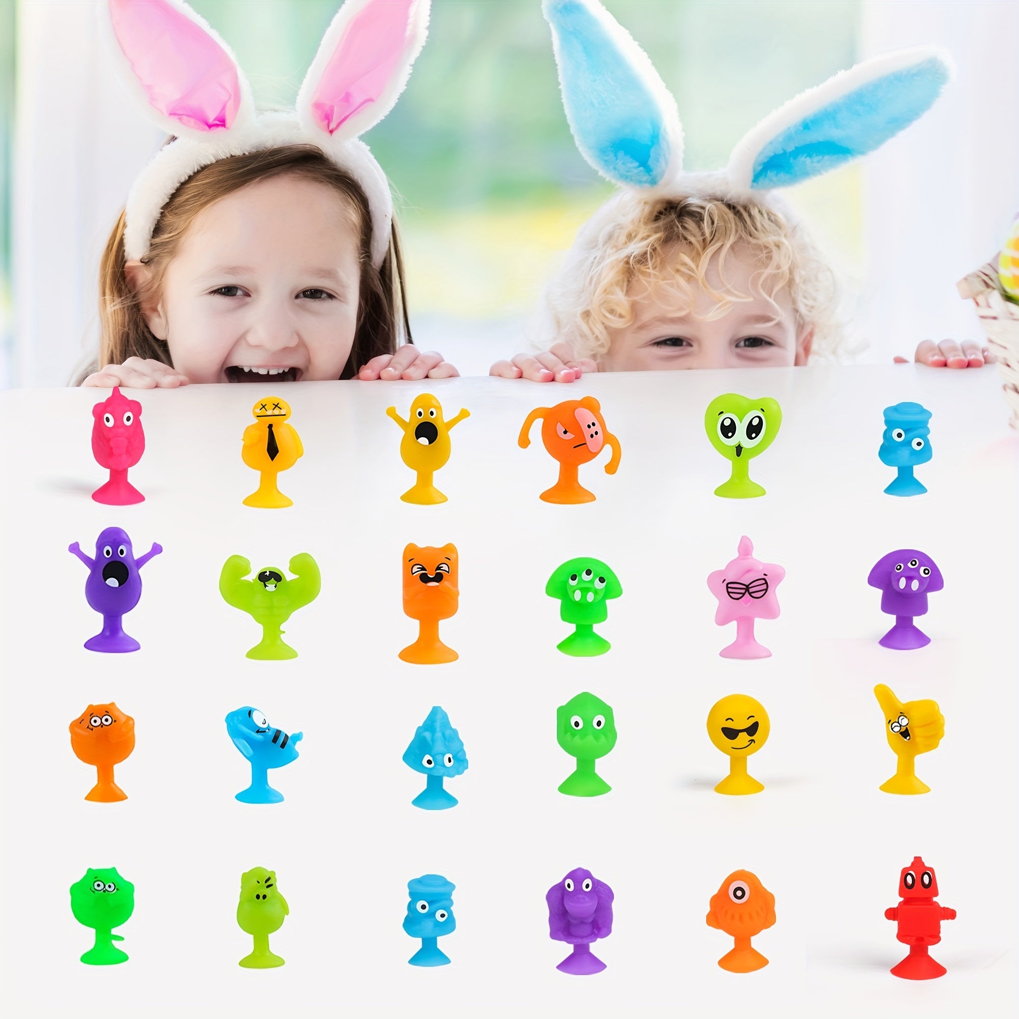 40pcs Suction Cup Mini Monster Toys Party Favors for Halloween Christmas