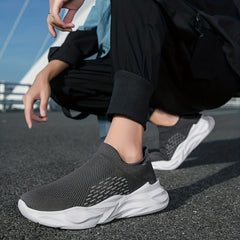 Men's Lightweight Slip on Athletic Shoes Breathable Walking Shoes