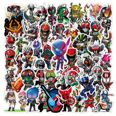 50PCS Masked Knight Sticker Pack for Kids Laptop Phone Luggage Notebook Bulk