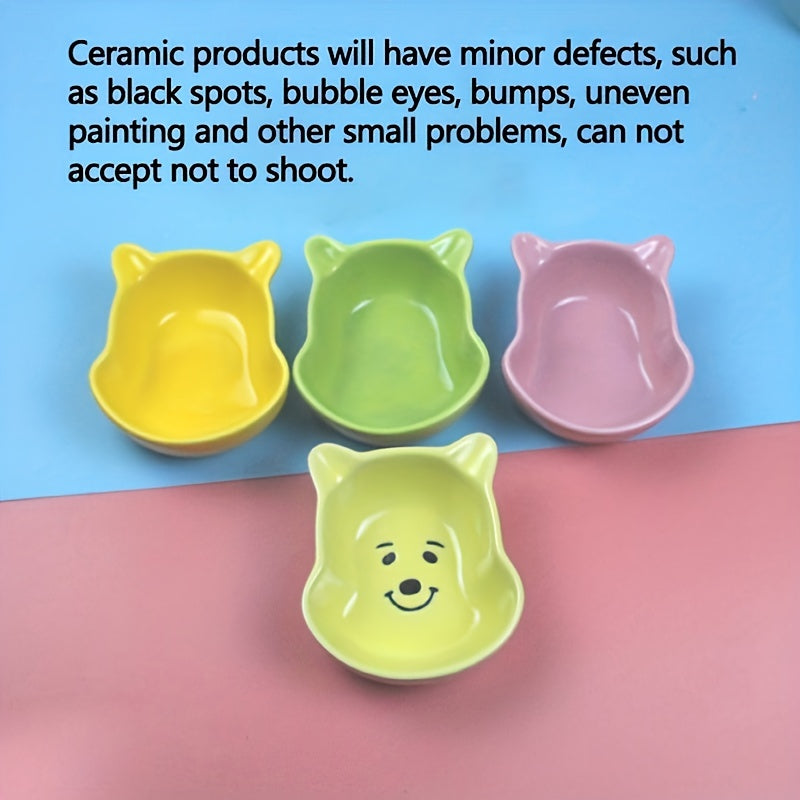 Fruit Hamster Ceramic Bowl Food Pot For Small Pet Squirrel