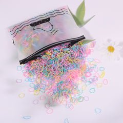 2000 Colorful Hair Ties for Kids