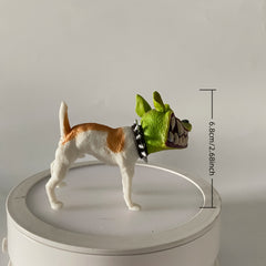 Game-Inspired Animal Model Figure & Green Dog Art Decor
