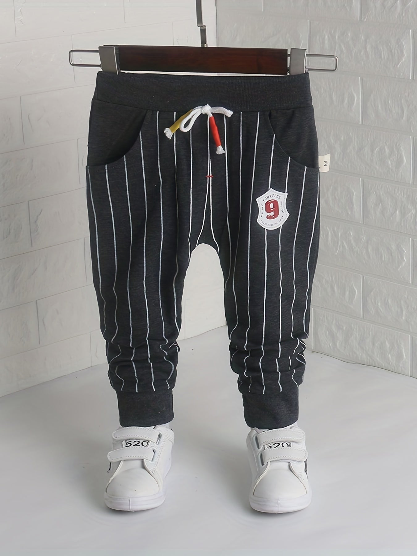 Baby Boy Girl Striped Footed Trousers