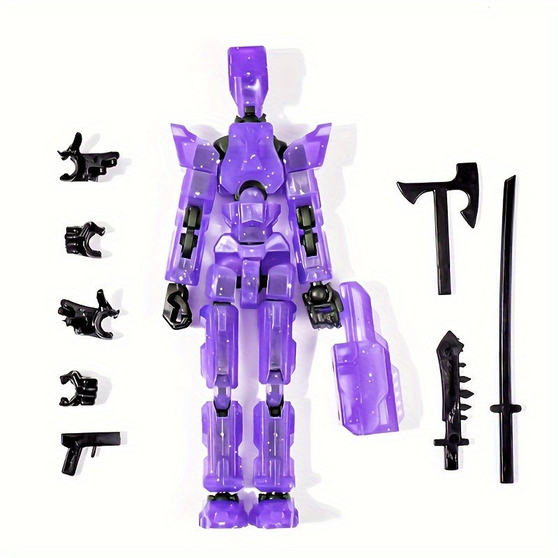 Mecha Joint Action Figure Lucky Joint Set Assembly Doll Transparent Toy