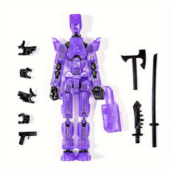 Mecha Joint Action Figure Lucky Joint Set Assembly Doll Transparent Toy