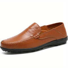 Men's Lightweight Leather Loafer Shoes for Spring & Summer