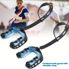 2pcs Mouth Guard with Strap for Sports Football Basketball MMA