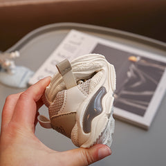Kids' Stylish Running Shoes - Breathable Mesh, Shock Absorption