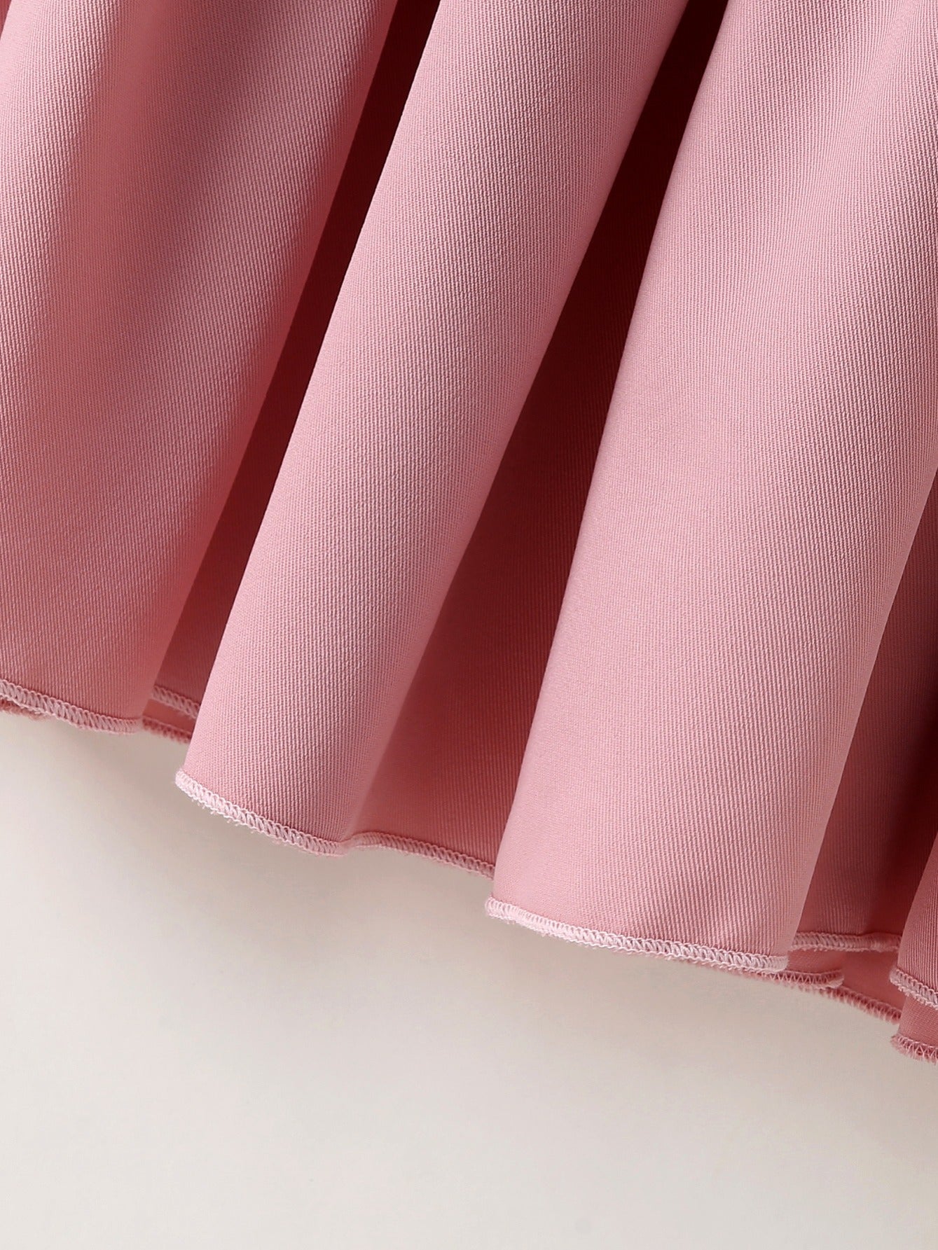 Girls Pink Lace Ruffle Patchwork Dress