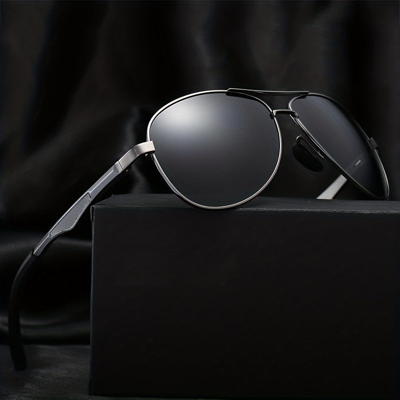 Men's Polarized Sunglasses with Zipper Case