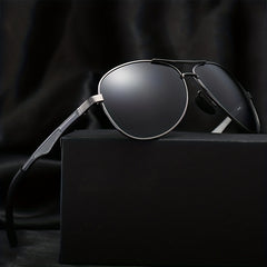 Men's Polarized Sunglasses with Zipper Case