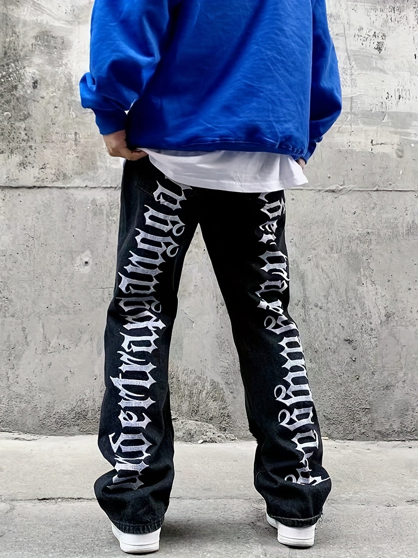 Men's Ripped Jeans Casual Denim Pants