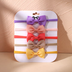 5pcs Candy Bow Headband Hair Accessories for Girls