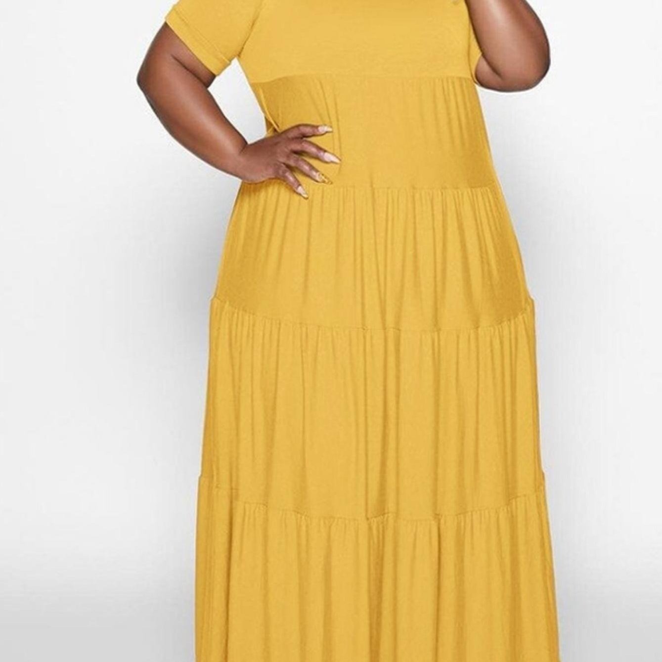 Women's Plus Size Loose Fit Maxi Dress