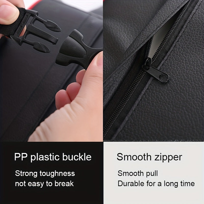 Car Armrest Box Pad Memory Foam Heightened Universal Leather Pad