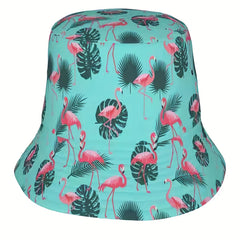 Multicolor Cartoon Print Bucket Hat Reversible Sunshade Basin Hats