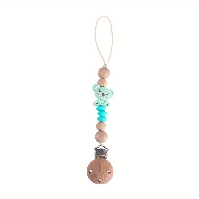 Bear Silicone Pacifier Clip | Safe Anti Chain Nipple Holder