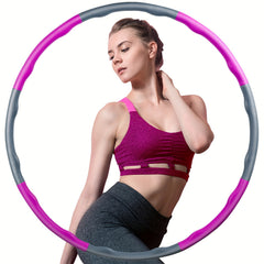 Portable ABS 8 Section Massage Fitness Hoop for Core Training