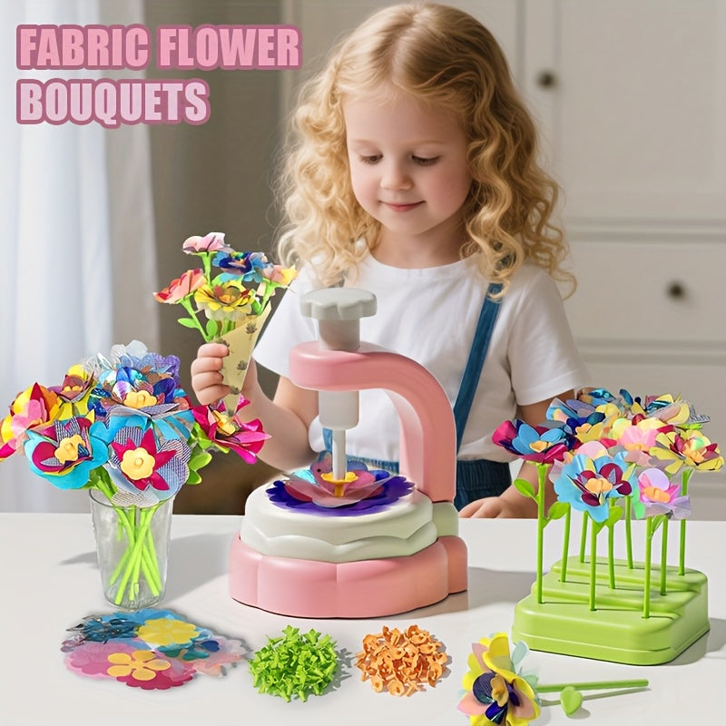 Girls Toys Craft Bouquet Set Simulated Flowers Making Birthday Gift