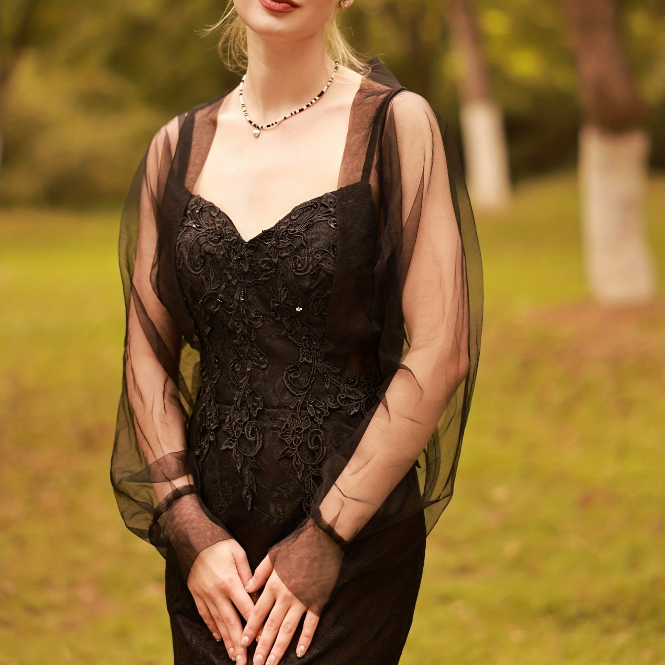 Bridal Mesh Shawl Wedding Party Yarm Shawl For Women