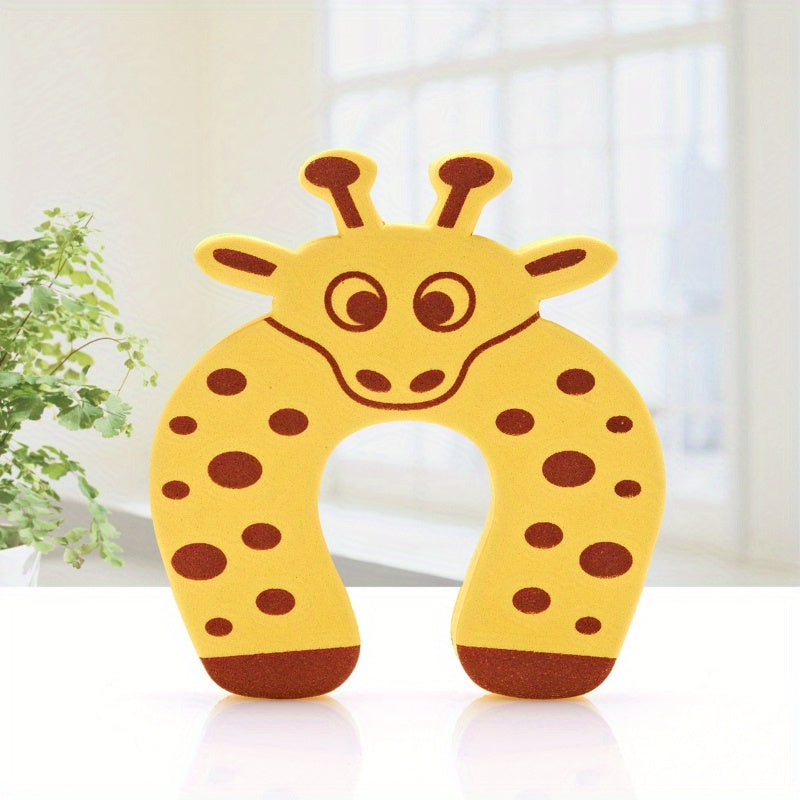 5pcs Kids Cartoon Animal Safety Door Card Door Stopper