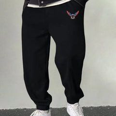 Men's American Flag Eagle Print Joggers Casual Sweatpants