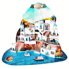 3D City Street View Metal Puzzle Model Kit