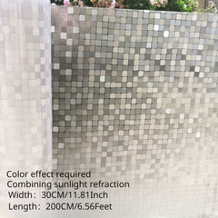 2M Office Bathroom Electrostatic Glass Sunshade Film